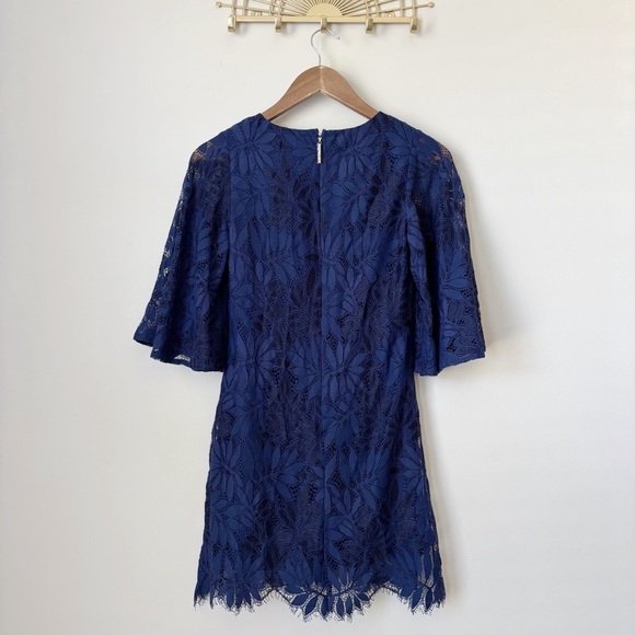 Lilly Pulitzer Jackelin Romper 00 True Navy Fern Gallery Lace NEW NWT - Picture 6 of 11